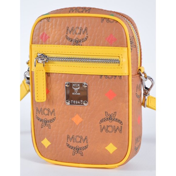 MCM Bags New Mcm 58 Cognac Visetos Canvas Xmini Crossbody Bag Purse Mmrbafo02yq00 Poshmark